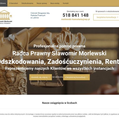 Radca prawny sprawy o odszkodowanie w Warszawie