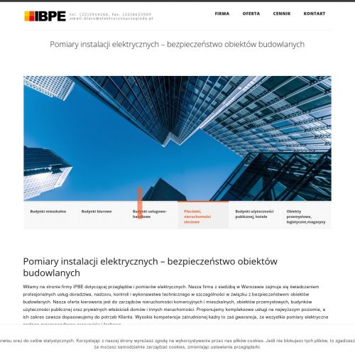 Katowice - przegląd instalacji elektrycznej 5 letni cena
