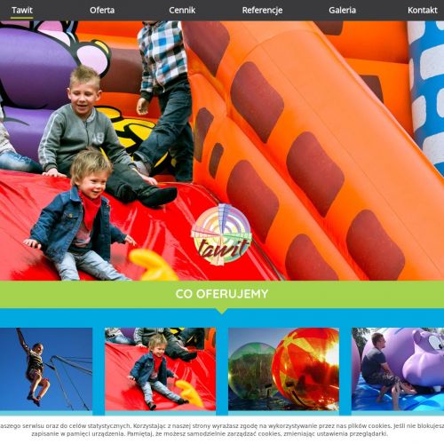 Dmuchane zjeżdżalnie dla dzieci - Gliwice