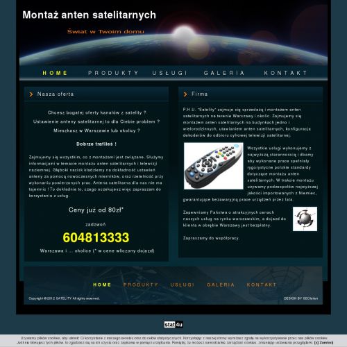 Montaż anten satelitarnych w warszawie