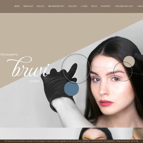 Piaseczno - laminacja brwi