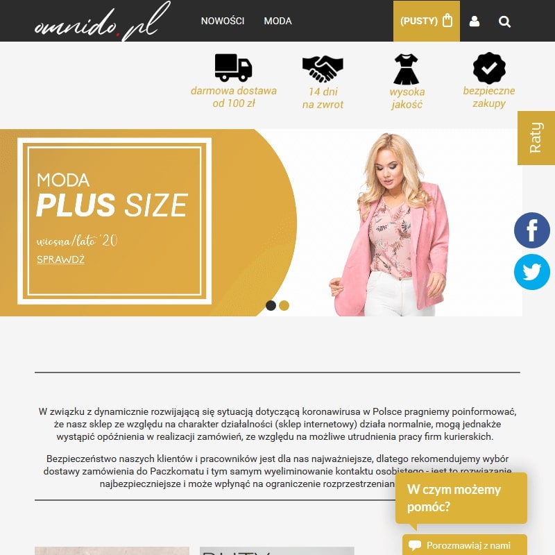 Sukienki pudrowe plus size