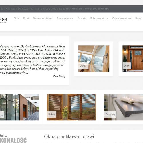 Nowoczesne okna aluminiowe