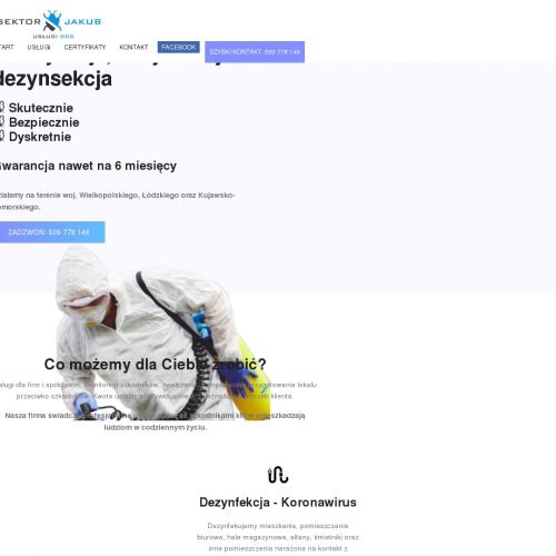 Ostrów Wielkopolski - dezynfekcja biur