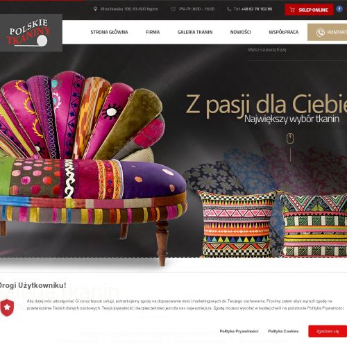 Tkaniny obiciowe aksamit