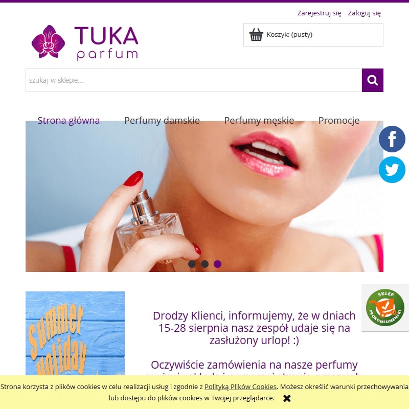 Markowe perfumy damskie