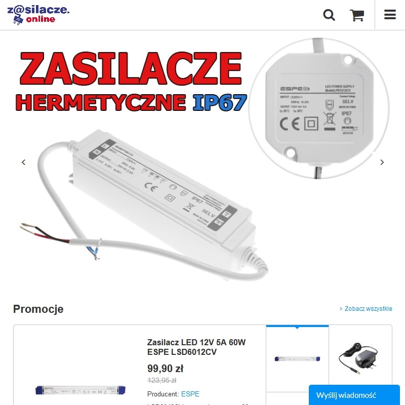 Zasilacz stabilizowany 7 5v