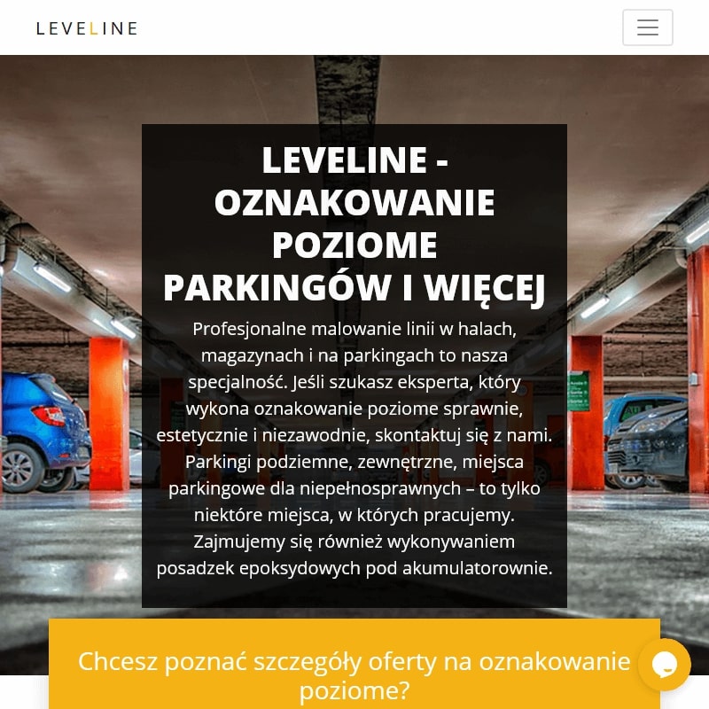 Oznakowanie poziome parkingów podziemnych