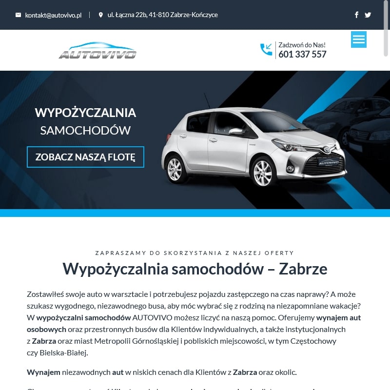 Wypożyczalnia samochodów katowice 24h w Katowicach