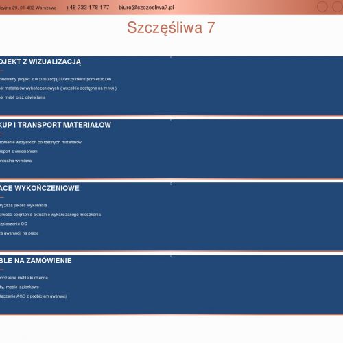 Warszawa - pakiety wykończeniowe cena