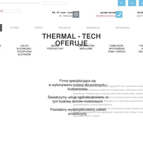 Izolacja zbiorników