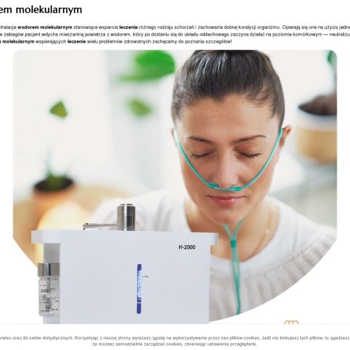 Inhalacja wodorem molekularnym