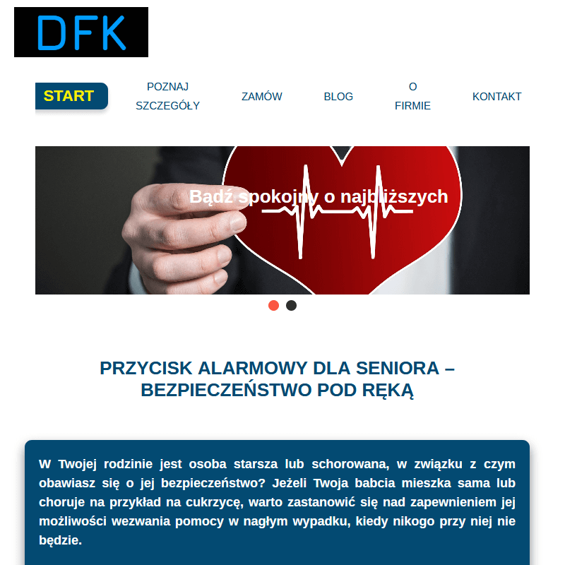 Elektroniczny alarm sos