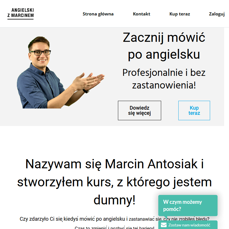 Indywidualny kurs języka angielskiego