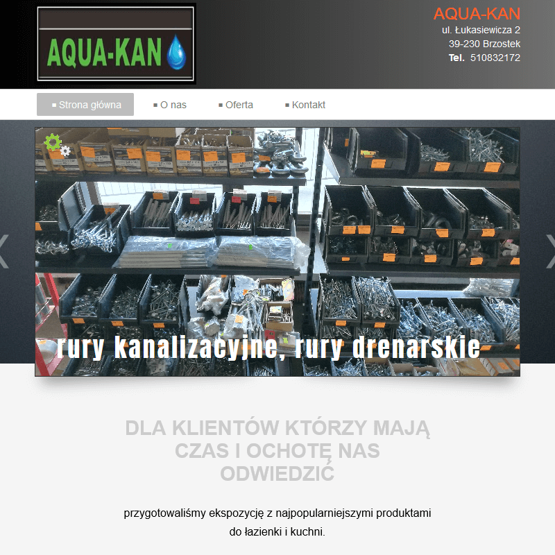 Sklep wodno kanalizacyjny Brzostek