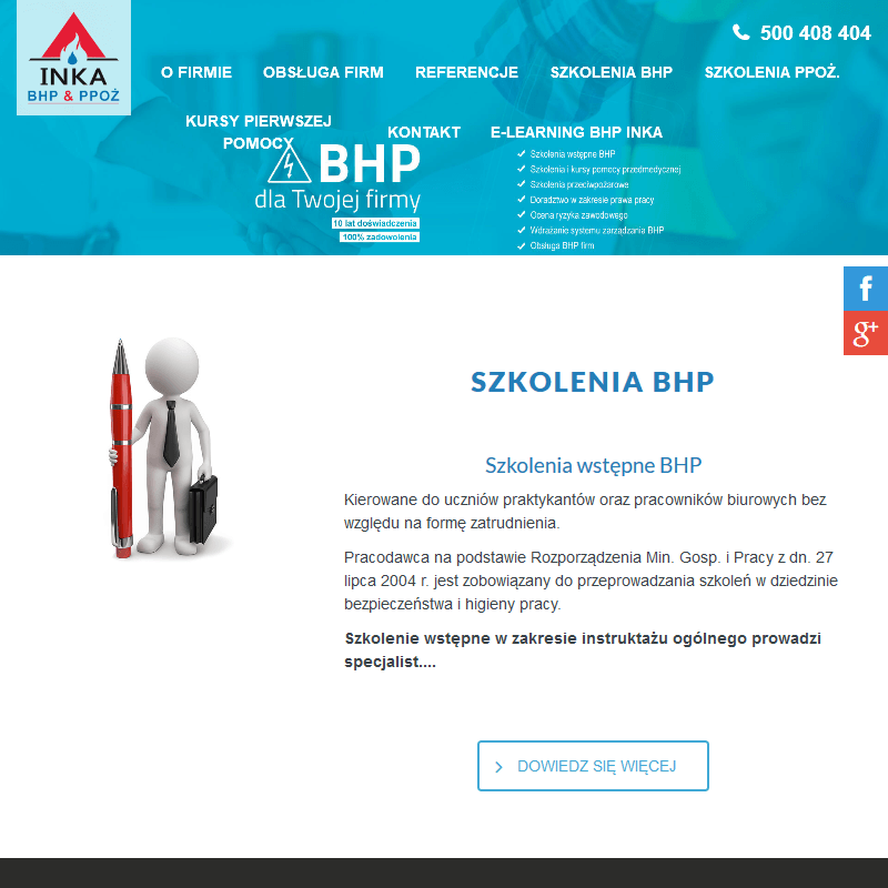 Szkolenie okresowe dla służb bhp