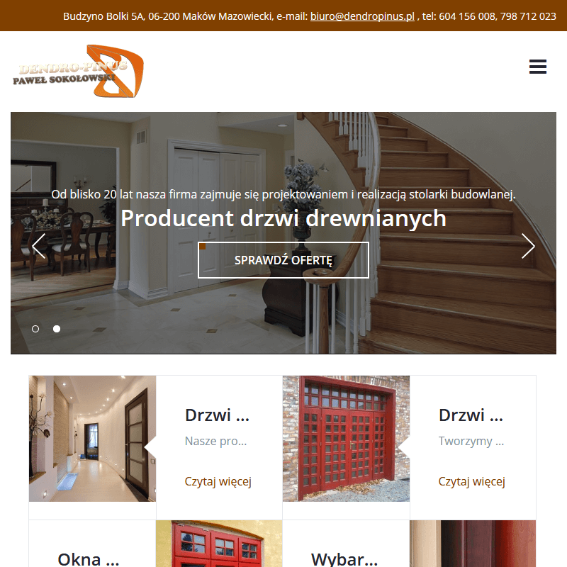 Siedlce - producent drzwi drewnianych