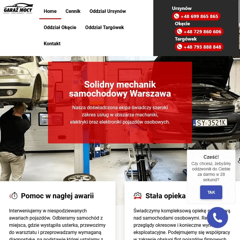 Mechanik samochodowy warszawa ursynów - Warszawa