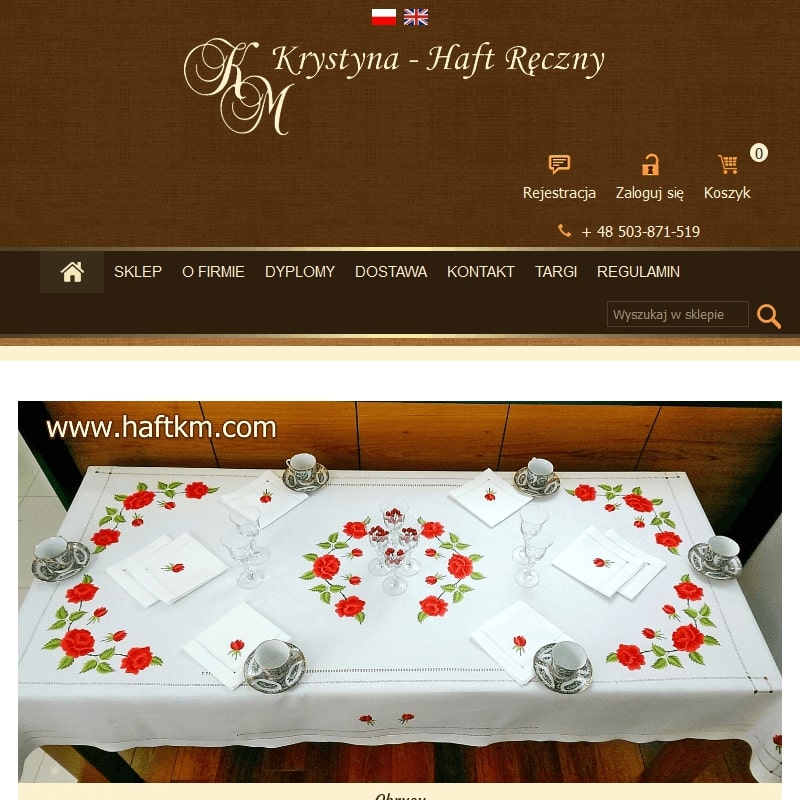 Serwetki z koronką szydełkową