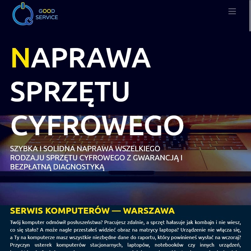 Naprawa laptopów - Warszawa