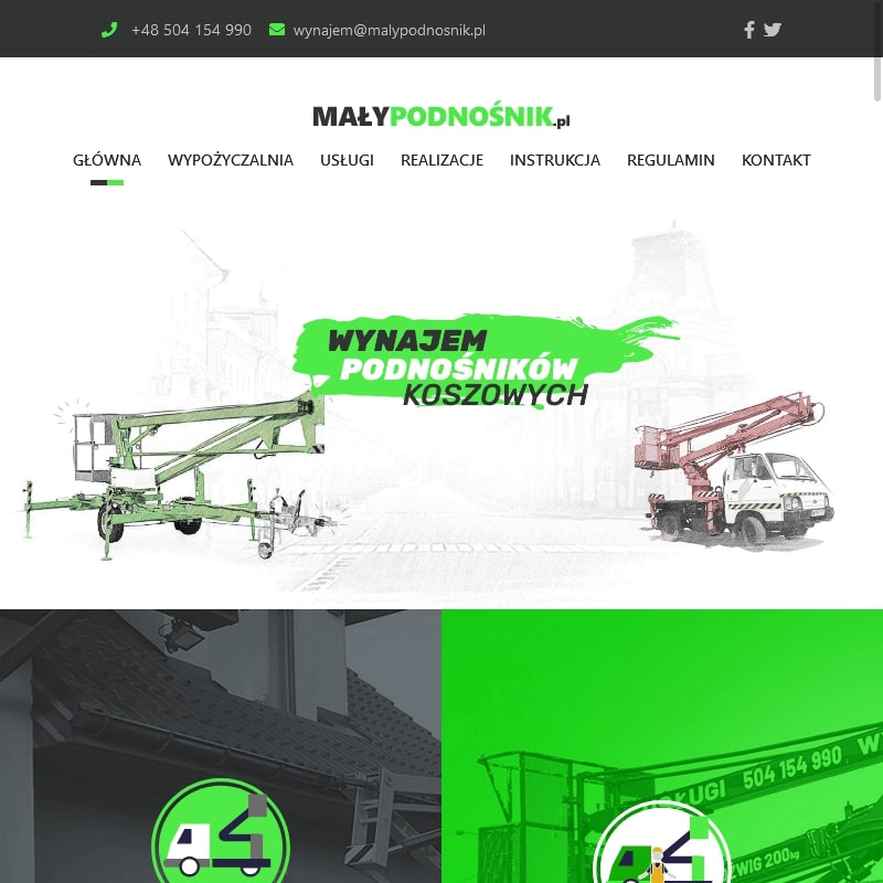 Pruszków - zwyżka wynajem