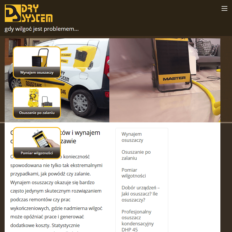 Osuszanie ścian koszt - Warszawa