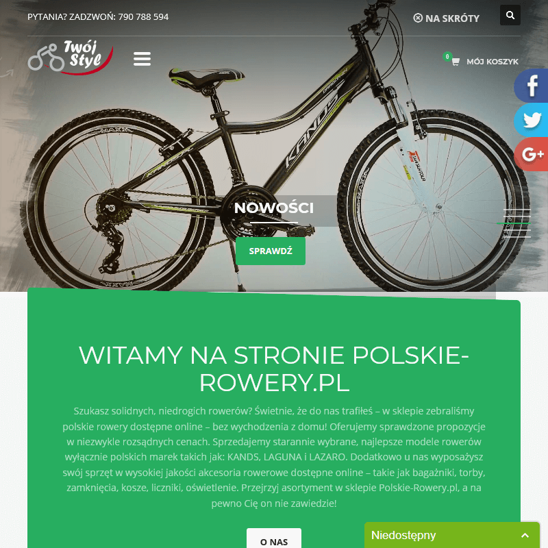 Serwis polskich rowerów online