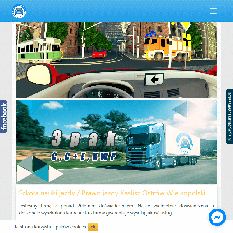 Kalisz - szkoła nauki jazdy kat de