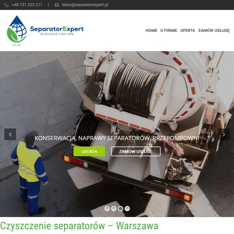 Czyszczenie separatorów łódź w Otwocku