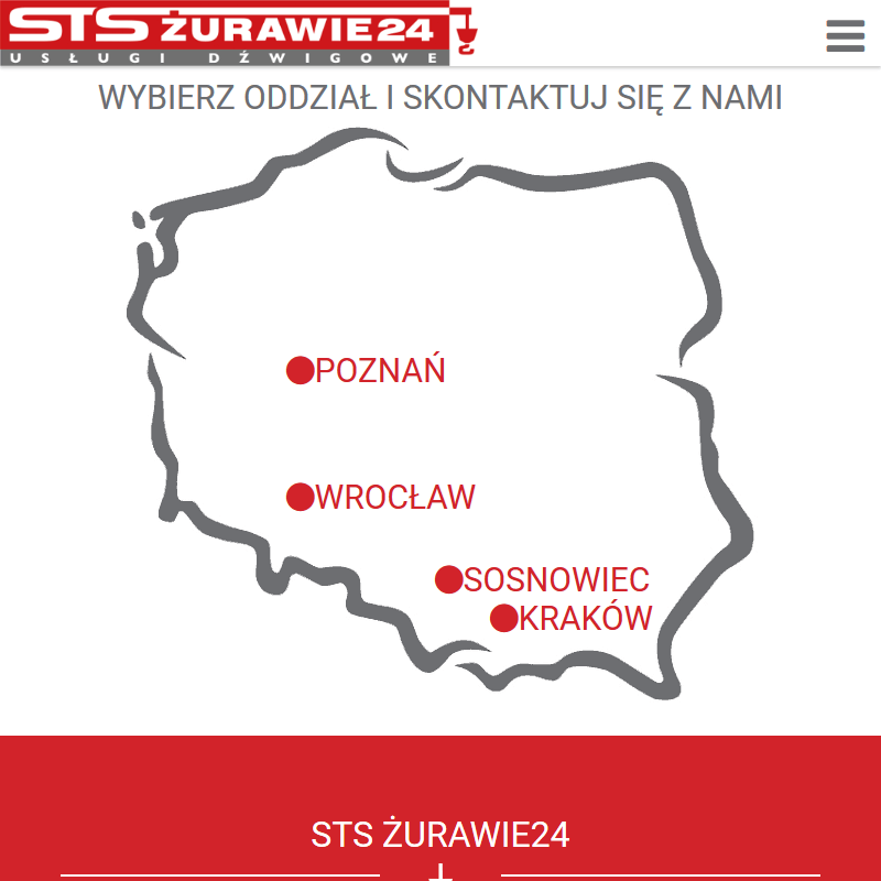 Sosnowiec - wypożyczalnia żurawi